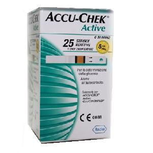ACCU-CHEK ACTIVE 25STRISCE
