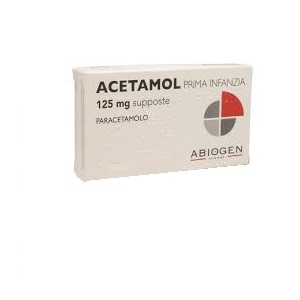 ACETAMOL PRIMA INFANZIA 10 SUPPOSTE 125 mg