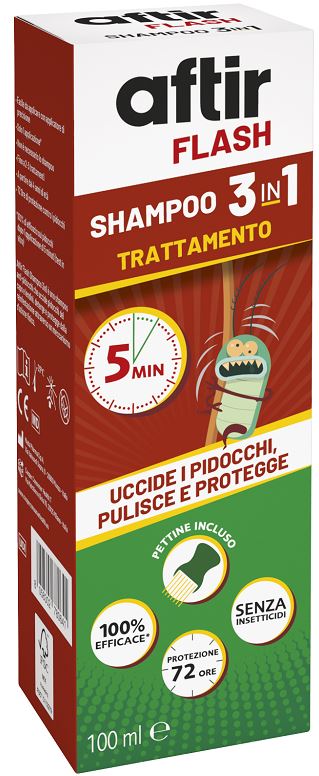 AFTIR FLASH SHAMPOO 3IN1 100 ML