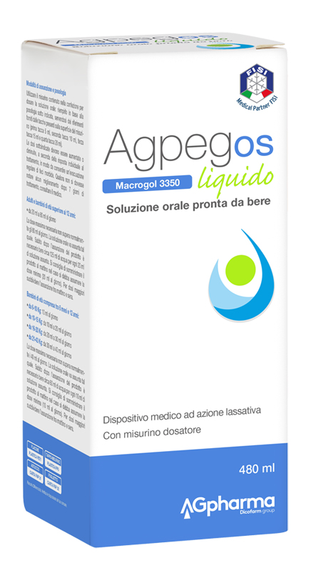 AGPEG SCIROPPO MACROGOL 3350 480 ML