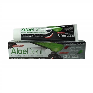 ALOEDENT TRIPLE ACTION CHARCOAL TOOTHPASTE