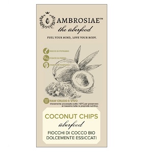 AMBROSIAE COCONUT CHIPS BIO 100 GR