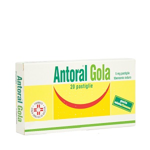 ANTORAL GOLA 20 PASTIGLIE 5 mg MIELE LIMONE