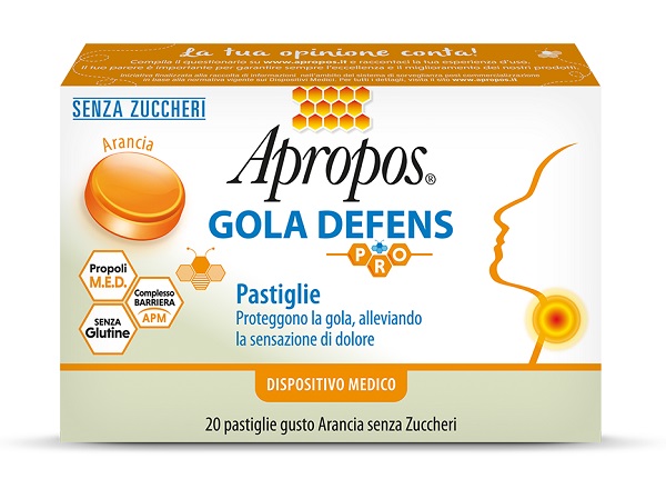 APROPOS GOLA D PRO 20 PASTIGLIE ARANCIA