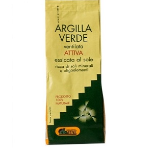 ARGILLA VERDE VENTILATA ATTIVATA 500 gr