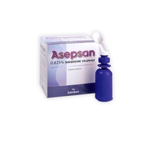 ASEPSAN SOLUZIONE VAGINALE 5 FLACONI 0,625% + 5 CANNULE