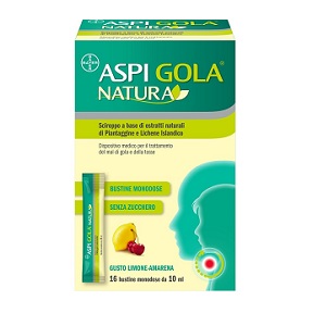 ASPI GOLA NATURA SCIROPPO BUSTINE MONODOSE