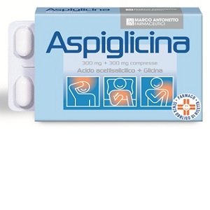 ASPIGLICINA 24 COMPRESSE 300 mg + 300 mg