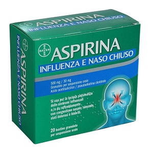 ASPIRINA INFLUENZA NASO CHIUSO 20 BUSTE