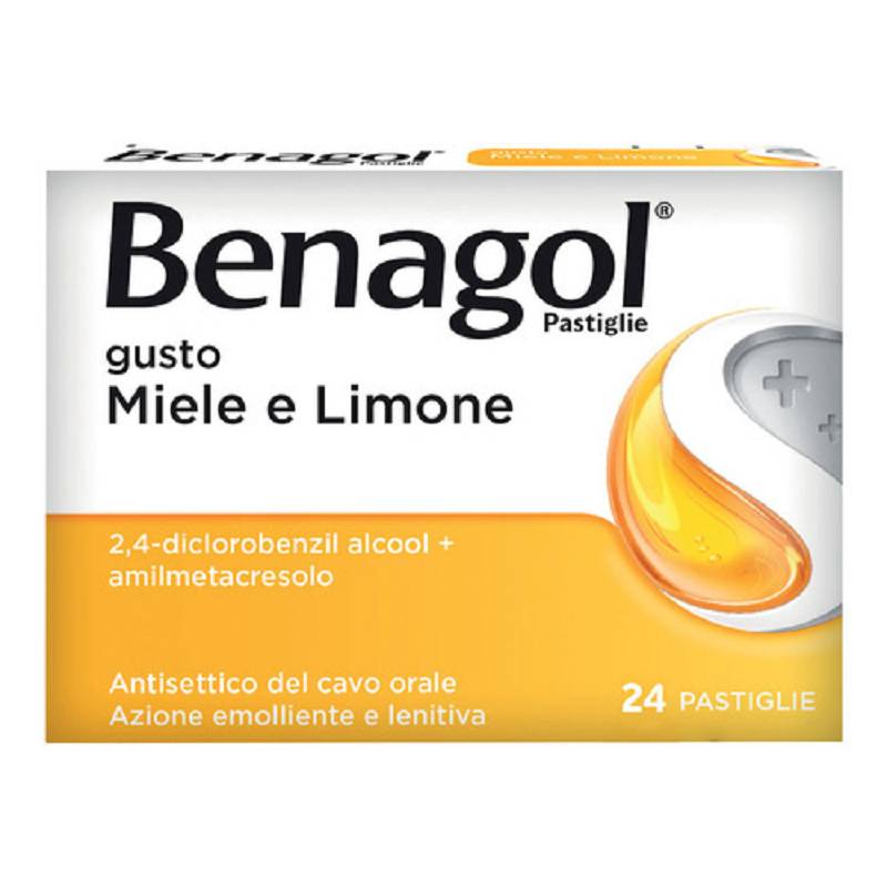 BENAGOL 24 PASTIGLIE MIELE LIMONE