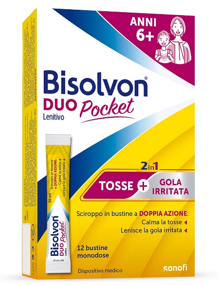 BISOLVON DUO POCKET LENITIVO 12 BUSTE