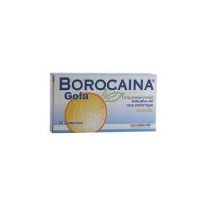 BOROCAINA GOLA 20 COMPRESSE 1,5 mg ARANCIA