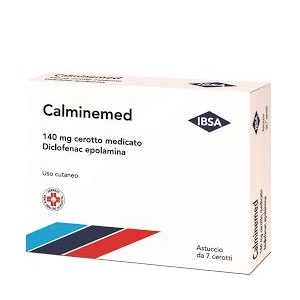 CALMINEMED 7 CEROTTI MEDICATI 140 MG