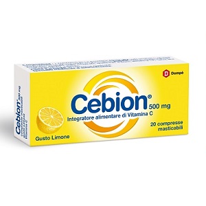 CEBION 500 20 COMPRESSE MASTICABILI LIMONE