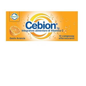 CEBION EFFERVESCENTE VIT C ARANCIA 10 Compresse