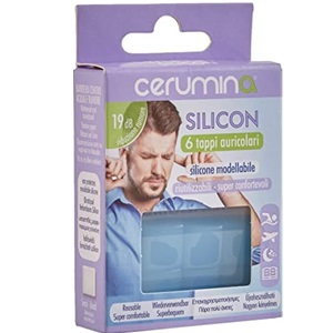 CERUMINA TAPPI AURICOLARI SILICONE MODELLABILE 6 PEZZI