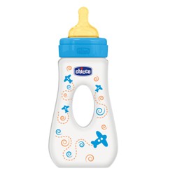 CHICCO BIBERON PASSEGGGIO 240ml BOY Caucciu