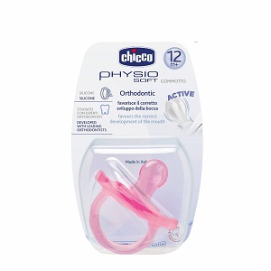 CHICCO GOMMOTTO PHYSIO SOFT ROSA 12M+