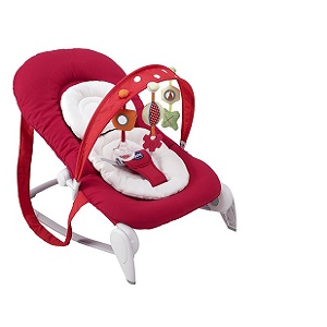 CHICCO HOOPLA BABY BOUNCER Red Wave