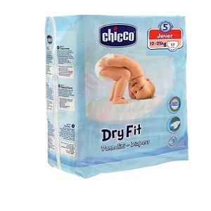 CHICCO PANNOLINI DRYFIT 12-25K Tg.5