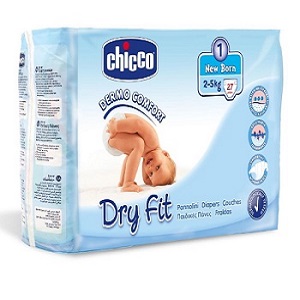CHICCO PANNOLINI DRYFIT 2-5KG Tg. 1