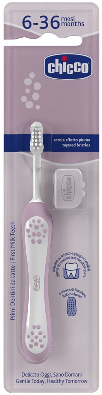 CHICCO SPAZZOLINO 6M+ ROSA