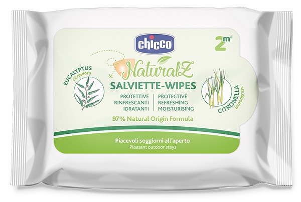 CHICCO ZANZA SALVIETTE NATURALI 20 PEZZI