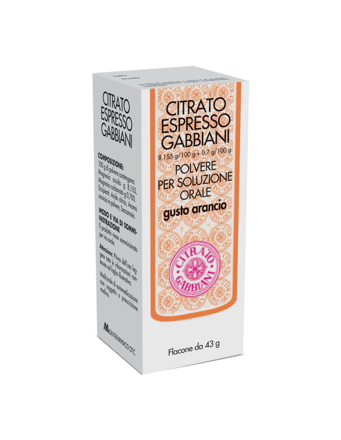 CITRATO ESPRESSO GABBIANI ARANCIA