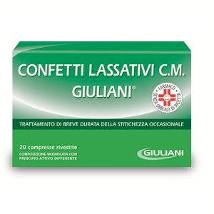 CONFETTI LASSATATIVI GIULIANI CM 20 CONFETTI