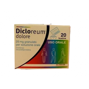 DICLOREUM DOLORE GRANULATO 20 BUSTE 25 mg