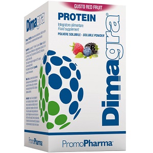 DIMAGRA PROTEIN FRUTTI ROSSI 10 BUSTE