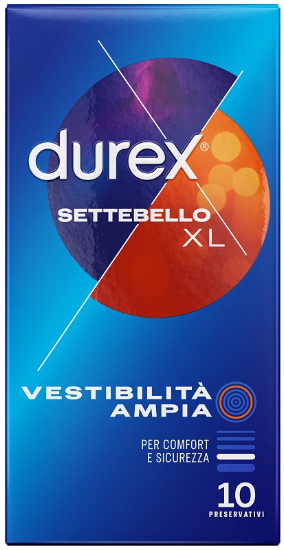 DUREX SETTEBELLO XL 10 PEZZI