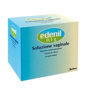 EDENIL SOLUZIONE VAGINALE 5 FLACONI 100 ml 0,1 gr
