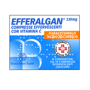 EFFERALGAN 20 COMPRESSE EFFERVESCENTI 330 + 200 mg