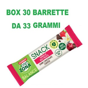 ENERZONA Box SNACK VANIGLIA RED
