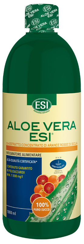 ESI ALOE SUCCO ARANCIA ROSSA 1 LITRO