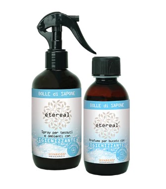 ETEREAL SET PROFUMO BUCATO E SPRAY BOLLE SAPONE