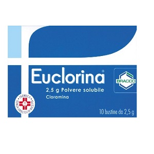 EUCLORINA POLVERE SOLUBILE 10 BUSTE 2,5 gr