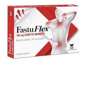 FASTUFLEX 5 CEROTTI MEDICATI 180 MG