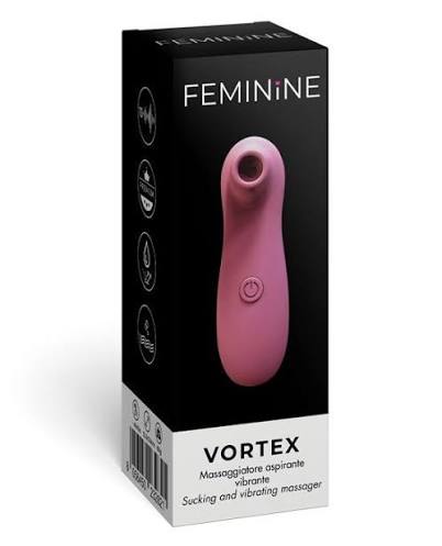 FEMINE VORTEX MASSAGGIATORE ASPIRANTE E VIBRANTE
