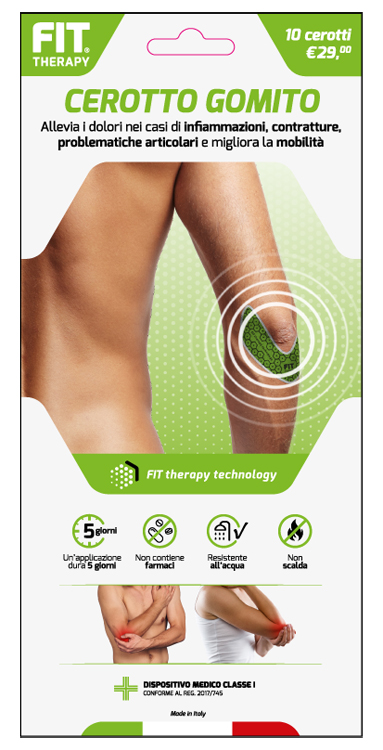 FIT THERAPY CEROTTO GOMITO 10 PEZZI