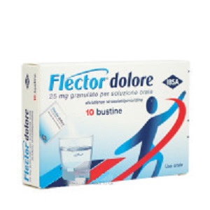 FLECTOR DOLORE GRANULATO 10 BUSTE 25 mg