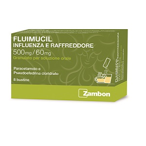 FLUIMUCIL INFLUENZA RAFFREDDORE 8 BUSTE
