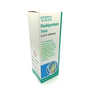FLURBIPROFENE TEVA COLLUTORIO 160 ML