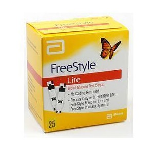 FREESTYLE LITE GLICEMIA 25 STRISCE
