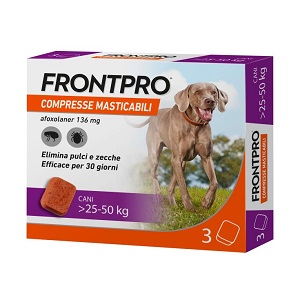 FRONTPRO 3 COMPRESSE 25 - 50 KG 136 MG