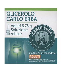 GLICEROLO Carlo Erba Adulti 6 Microclismi 6,75 gr