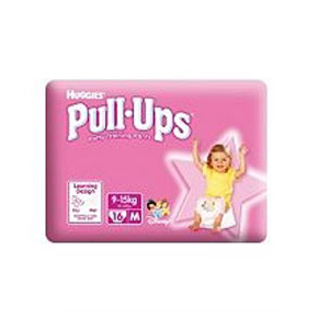HUGGIES PULL UP GIRL M