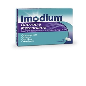 IMODIUM DIARREA E METEORISMO 12 COMPRESSE