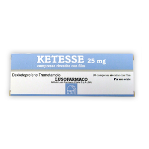 KETESSE 20 COMPRESSE RIVESTITE 25 mg